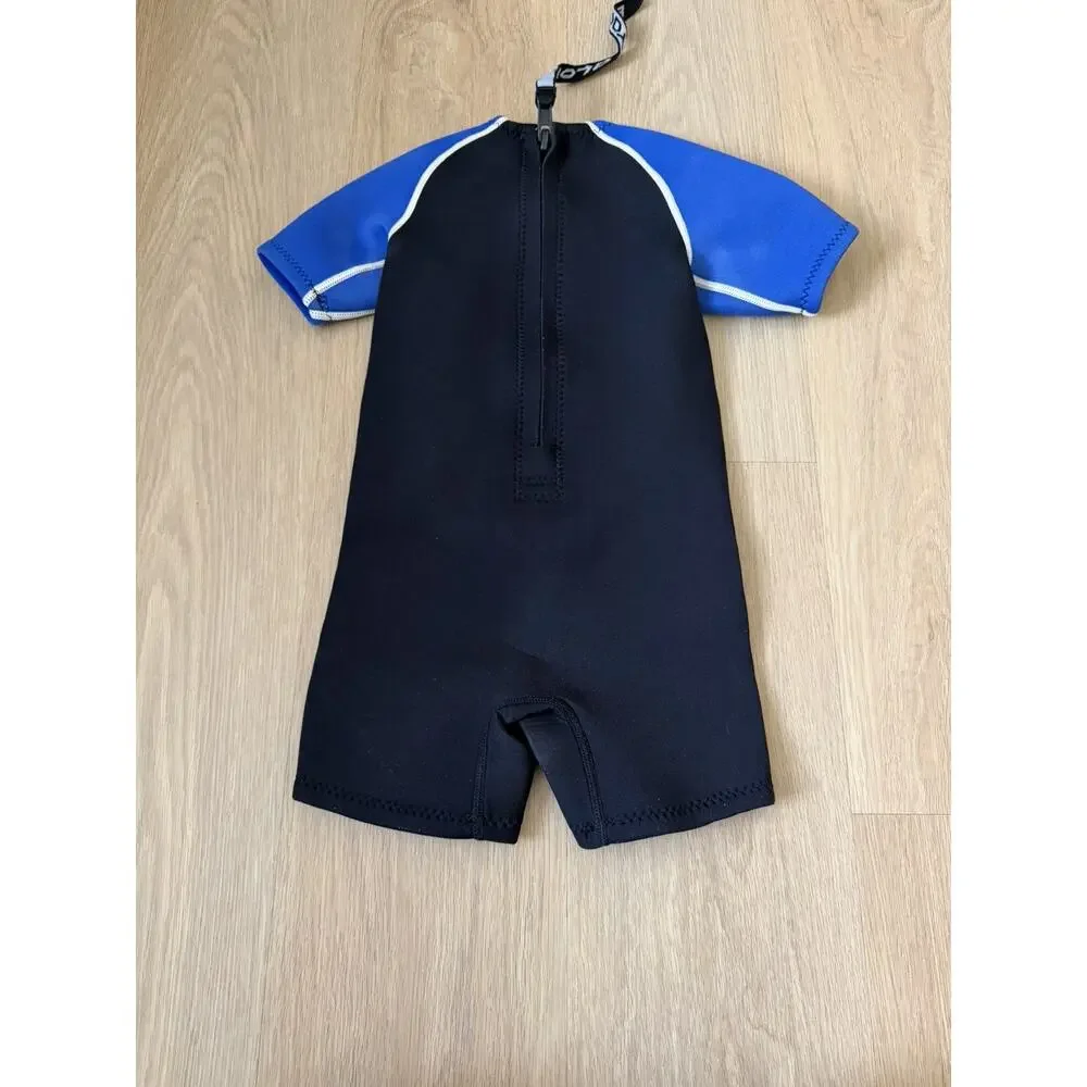 Body Glove Child C1 Wetsuit Kids Neoprene Nylon Black/Blue - Picture 4 of 7